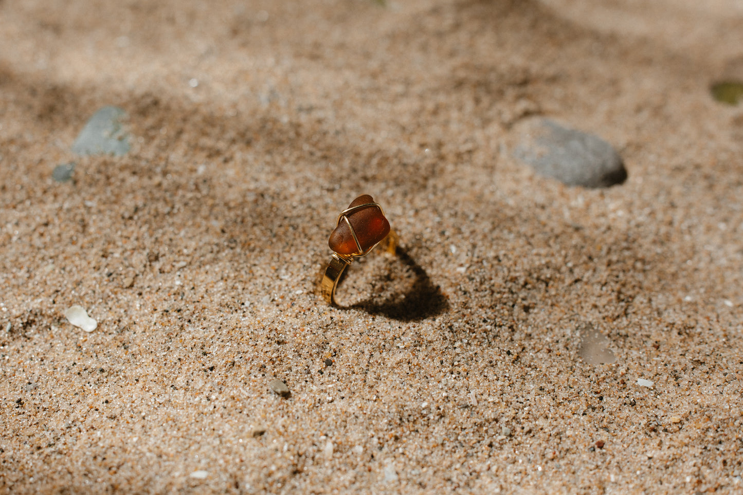 Brown and Gold Ring