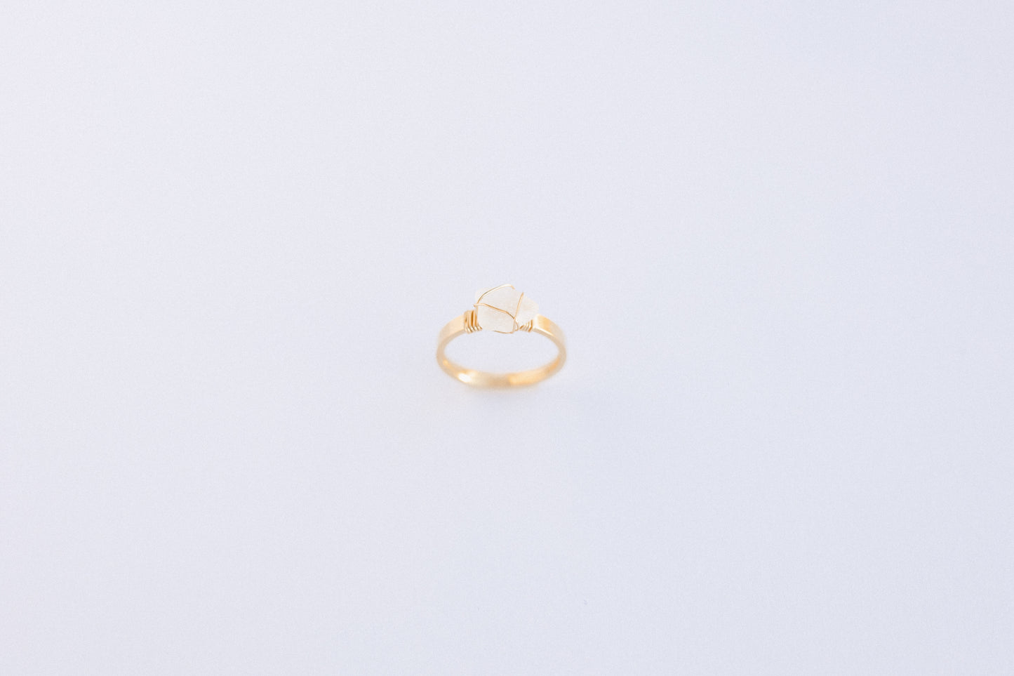 White and Gold Ring