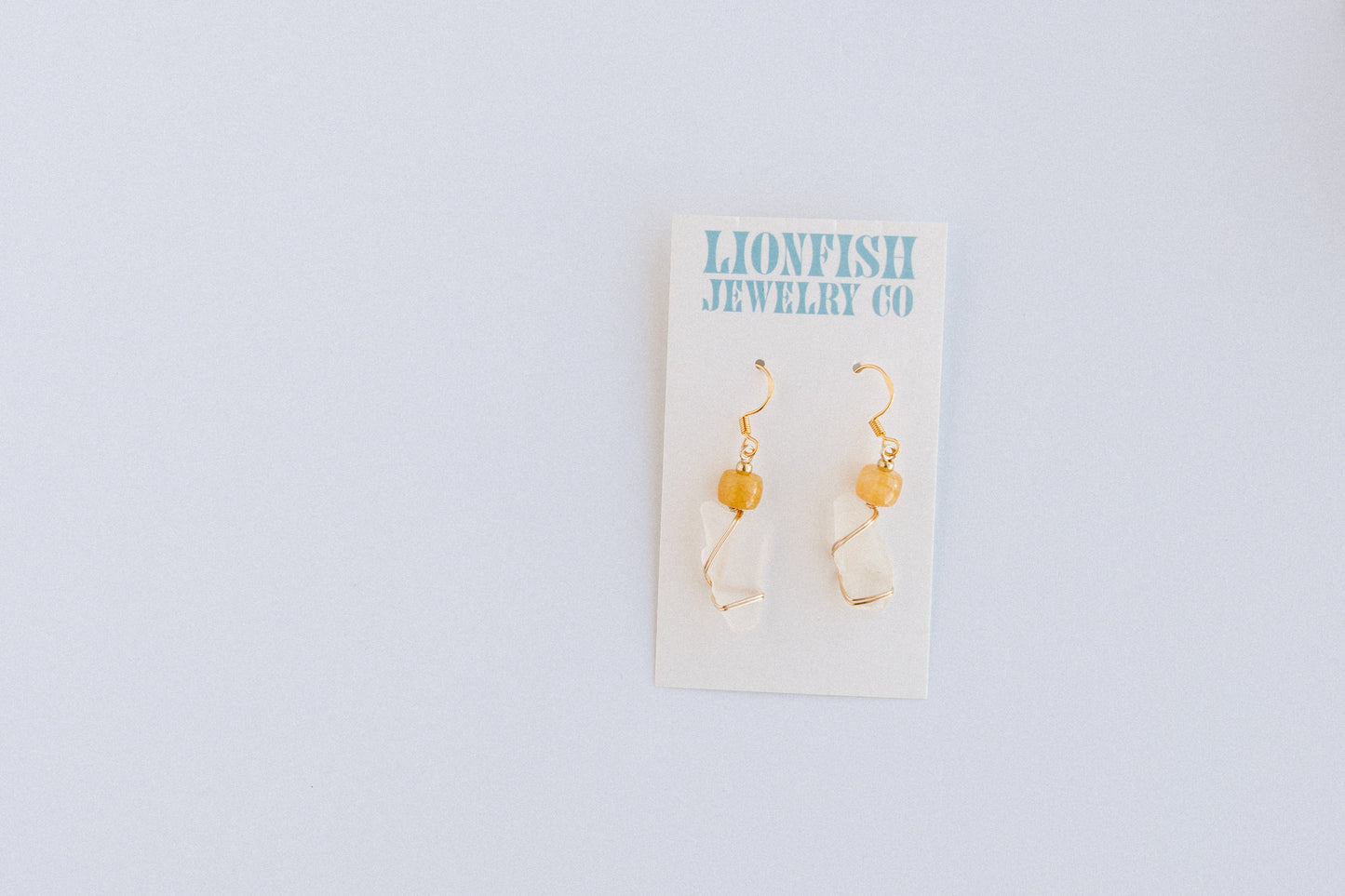 Natural Seaglass Earrings