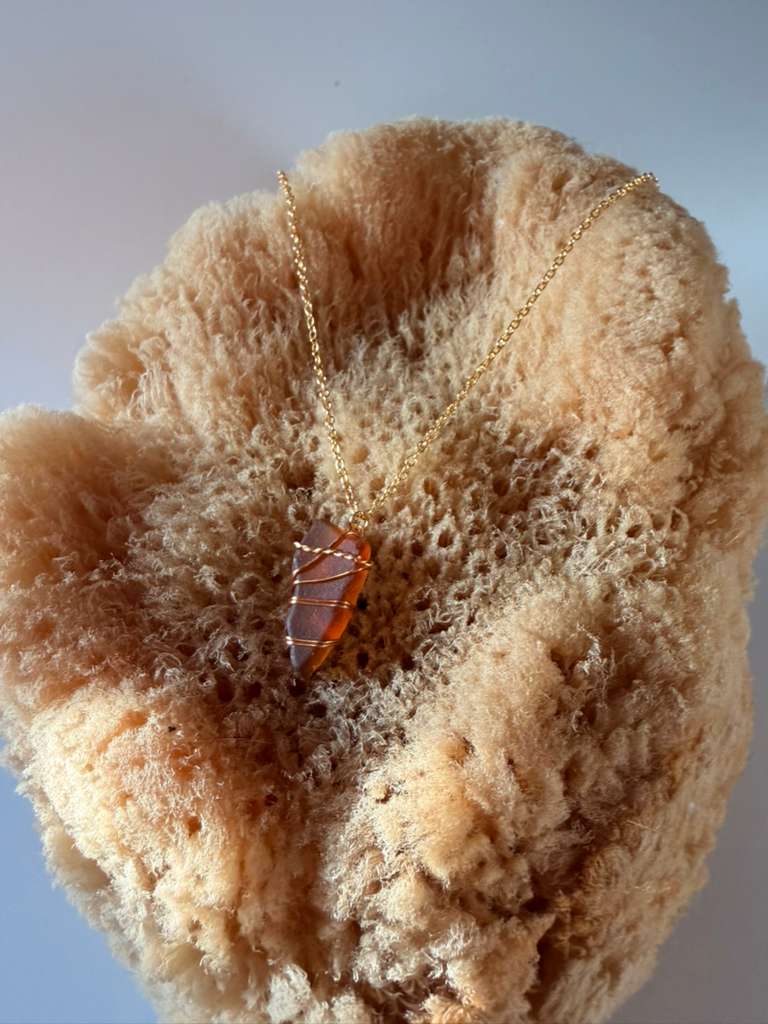 Brown and Gold Necklace