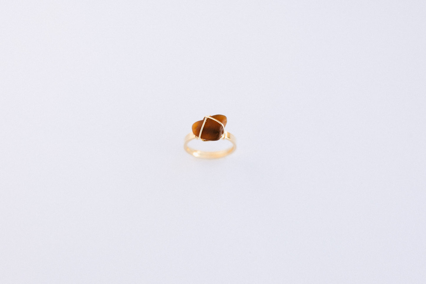 Brown and Gold Ring