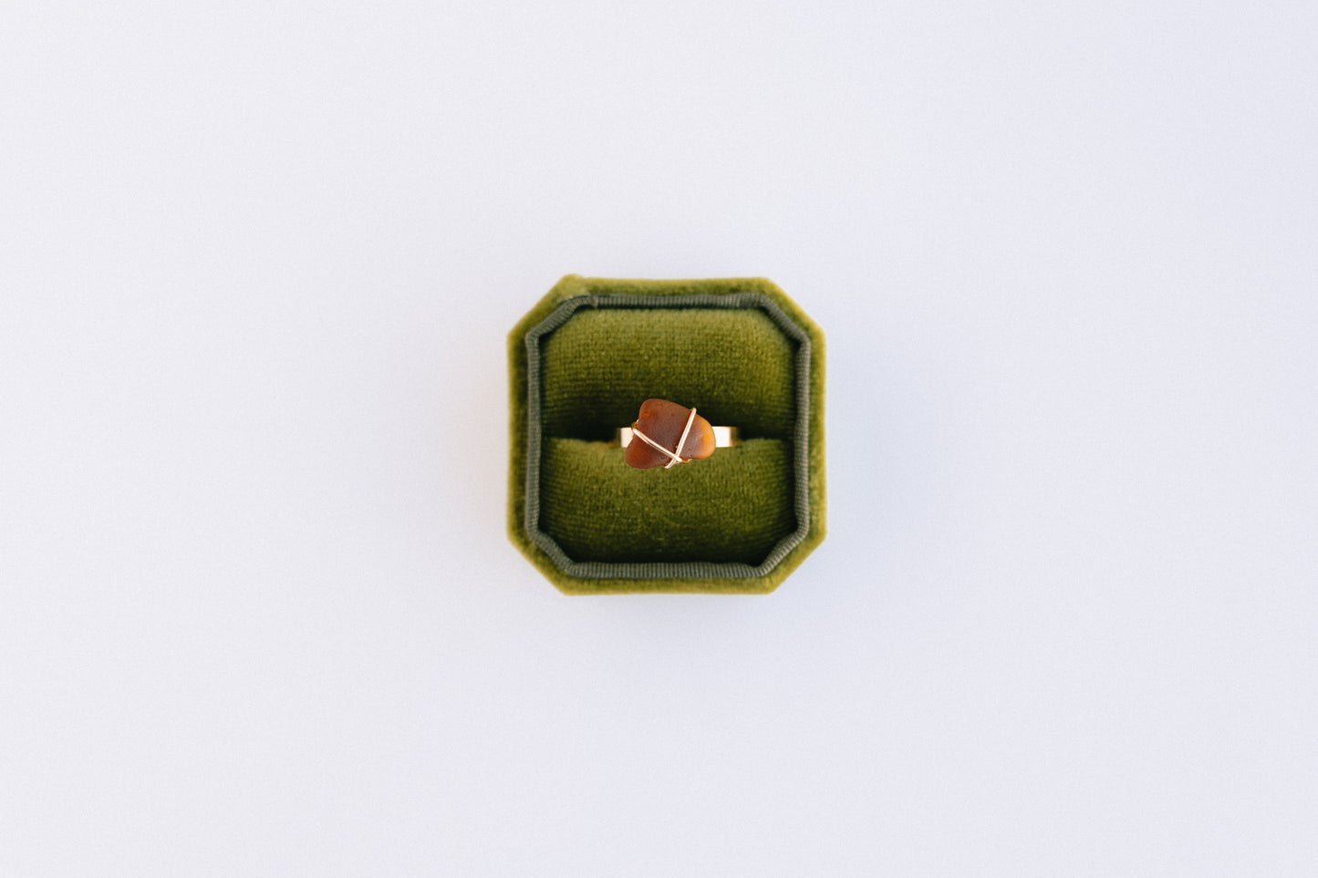 Brown and Gold Ring