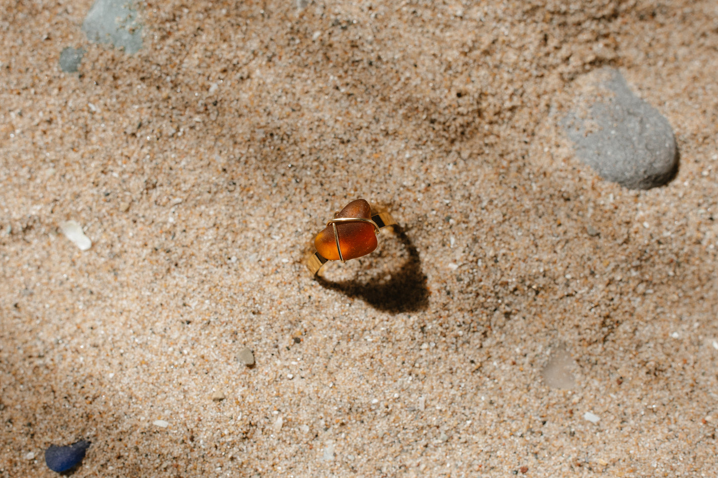Brown and Gold Ring