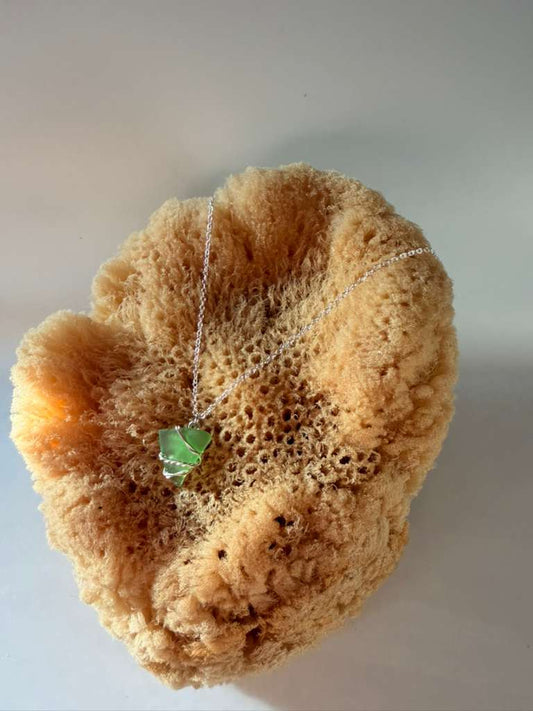 Green and Silver Necklace