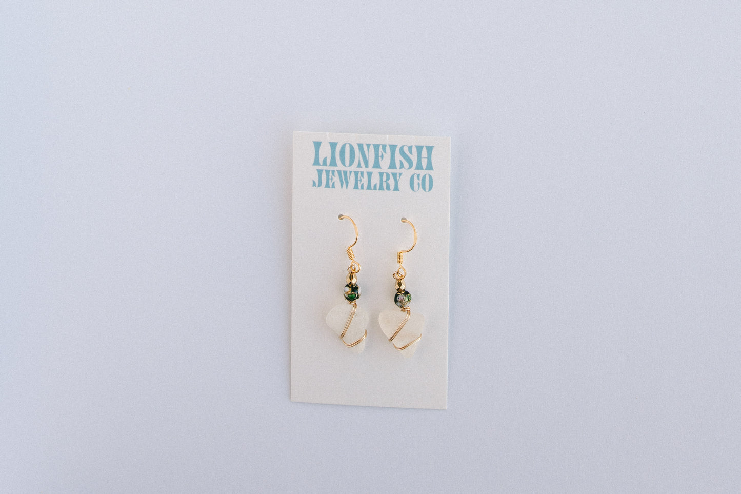 Gold and Black Earrings