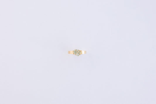 Light Blue and Gold Ring