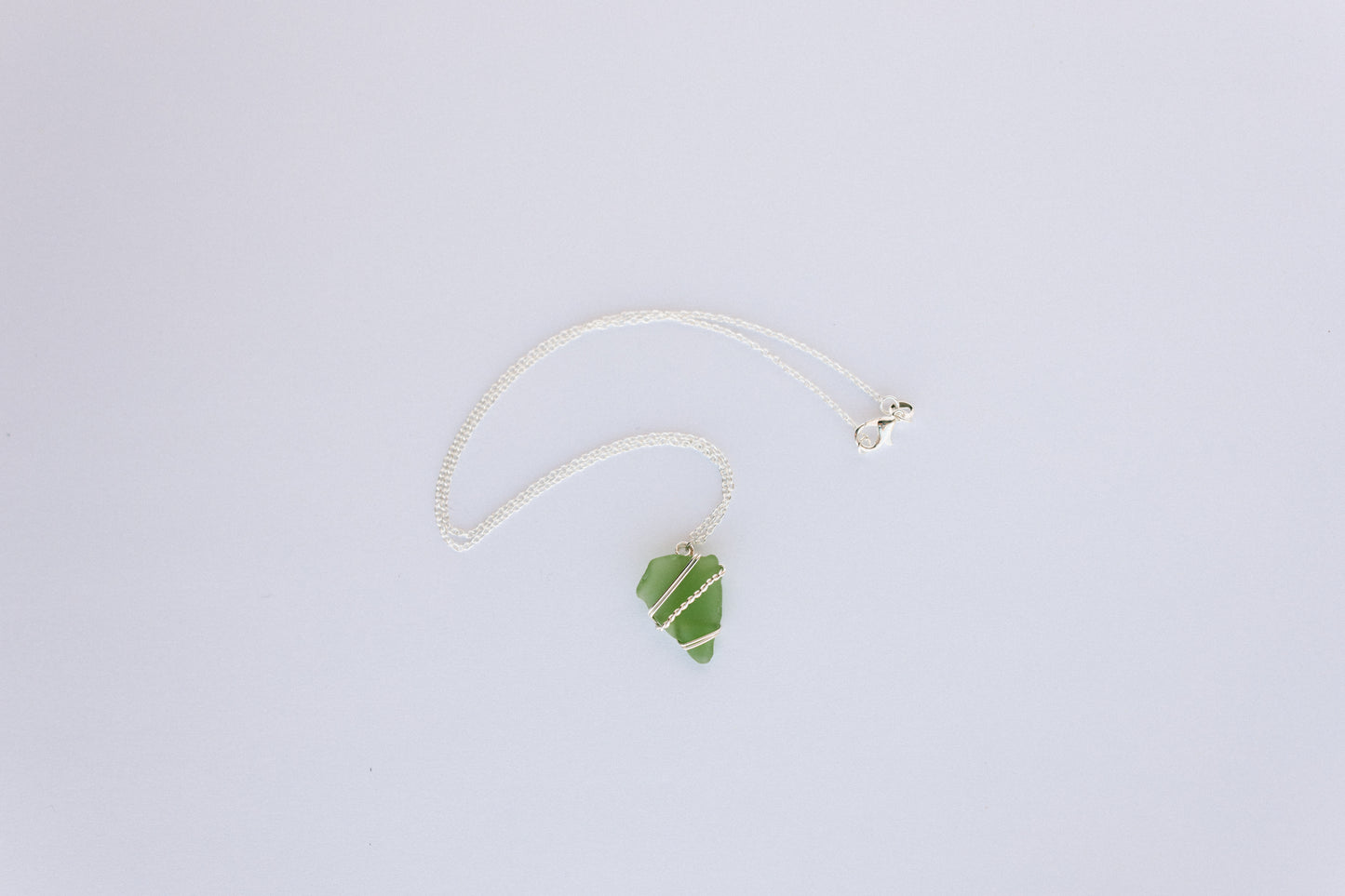 Green and Silver Necklace