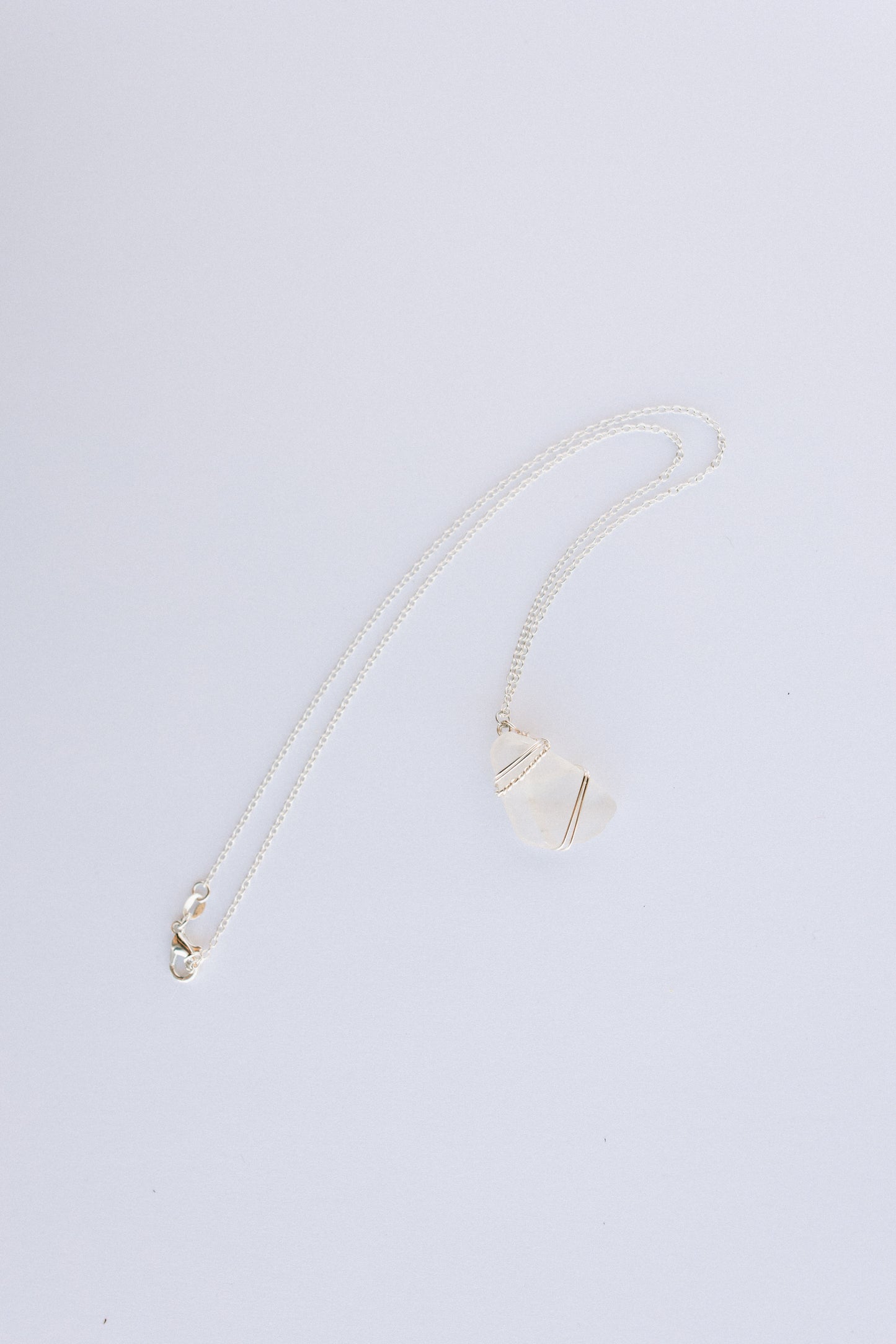 White and Silver Necklace