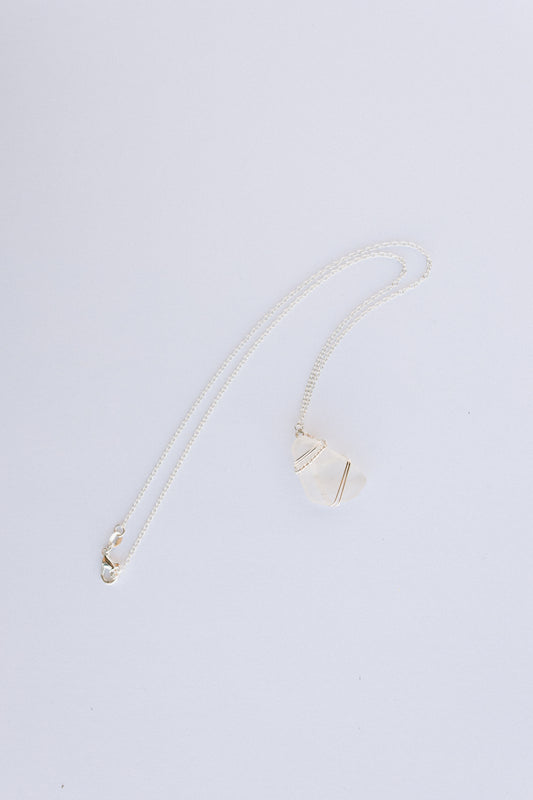 White and Silver Necklace