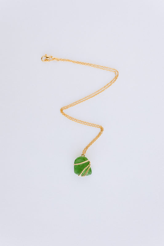 Green and Gold Necklace
