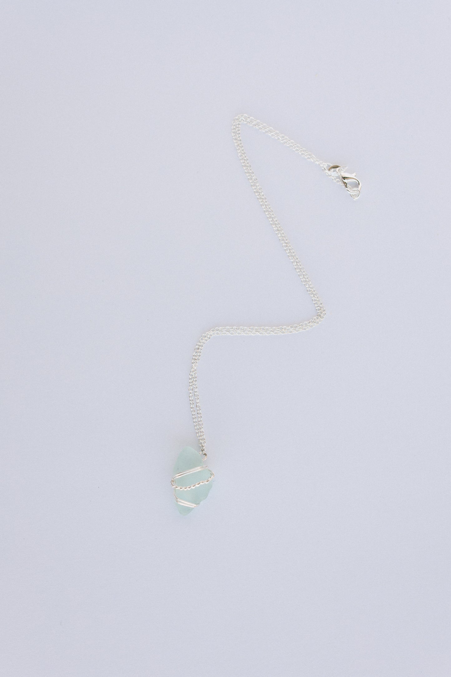 Light Blue and Silver Necklace