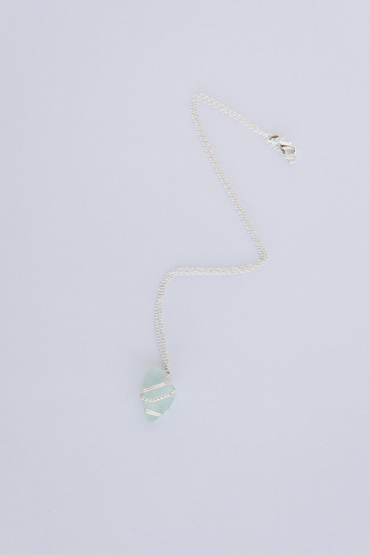 Light Blue and Silver Necklace