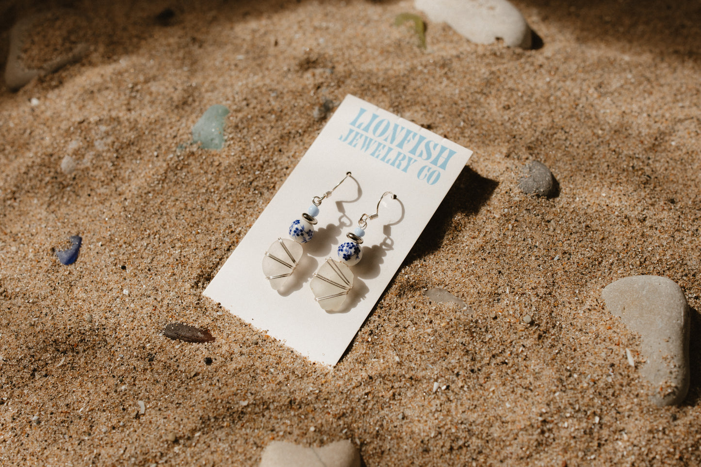 Silver and Blue Porcelain