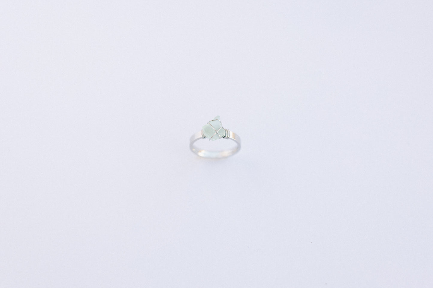 Light Blue and Silver Ring