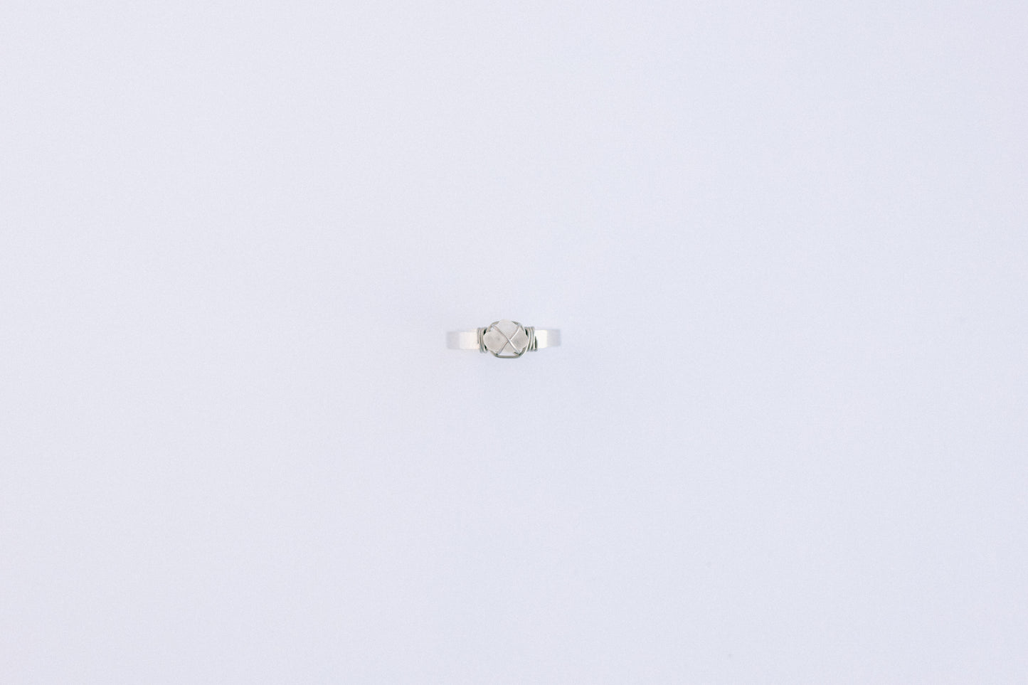 White and Silver Ring
