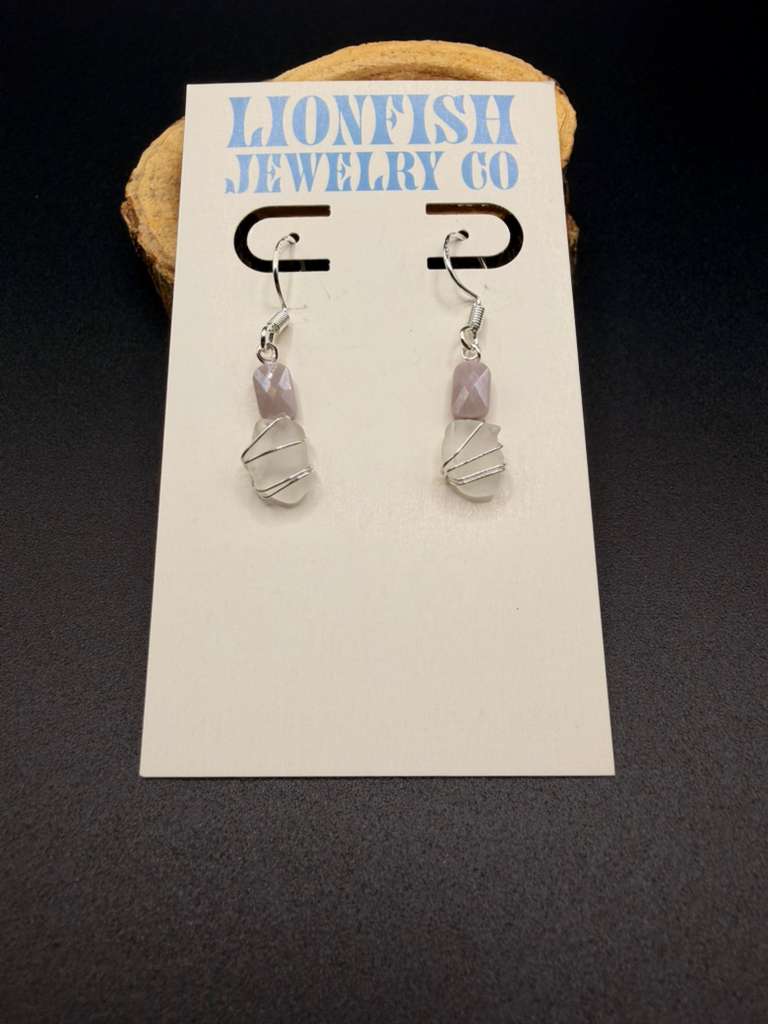 Small Mauve and Silver