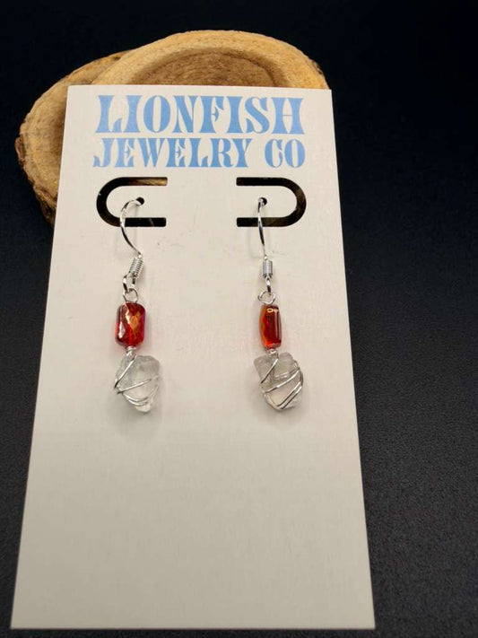 Small Red and Silver