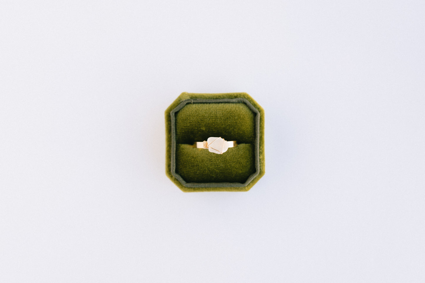 White and Gold Ring