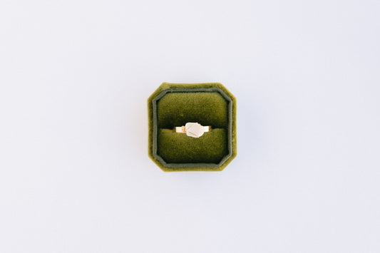 White and Gold Ring