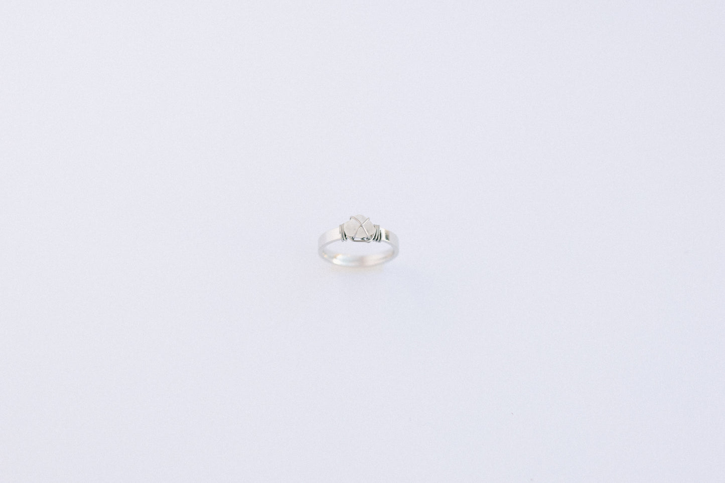White and Silver Ring